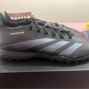 Adidas Predator Black and Silver Men's Athletic Shoes